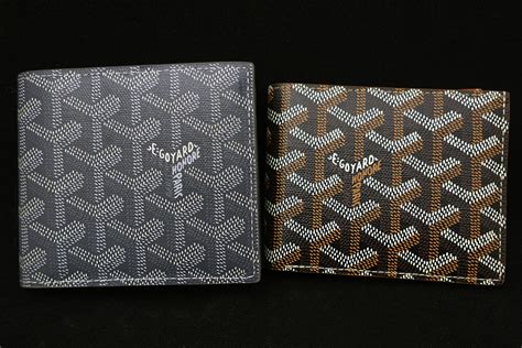 goyard real or fake|authentic goyard wallet.